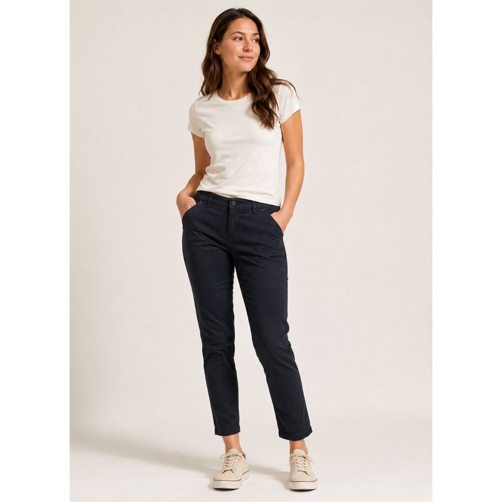 prAna Pants Womens Size 14 32 Black Organic Cotton Stretch Casual Outdoor